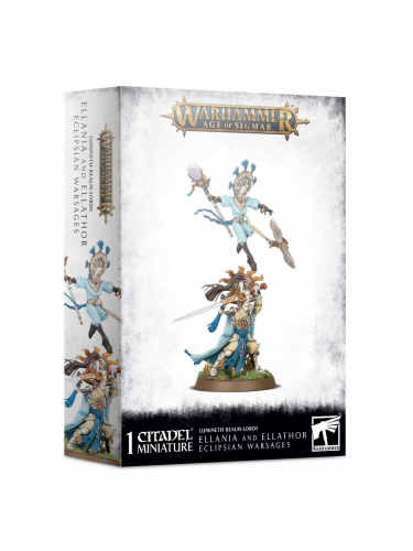 W-AOS: Lumineth Realm Lords Ellania and Ellathor, Eclipsian Warsages (1 figura)