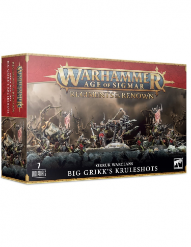 W-AOS: Regiments of Renown: Orruk Warclans - Big Grikk’s Kruleshots (7 figura)
