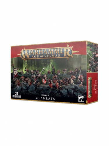 W-AOS: Skaven - Clanrats (20 figura)