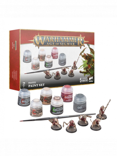 W-AOS - Skaven Paint Set (5 figura)