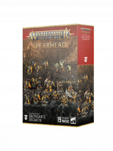 W-AOS: Spearhead - Orruk Warclans Ironjawz Bigmob (19 figura)