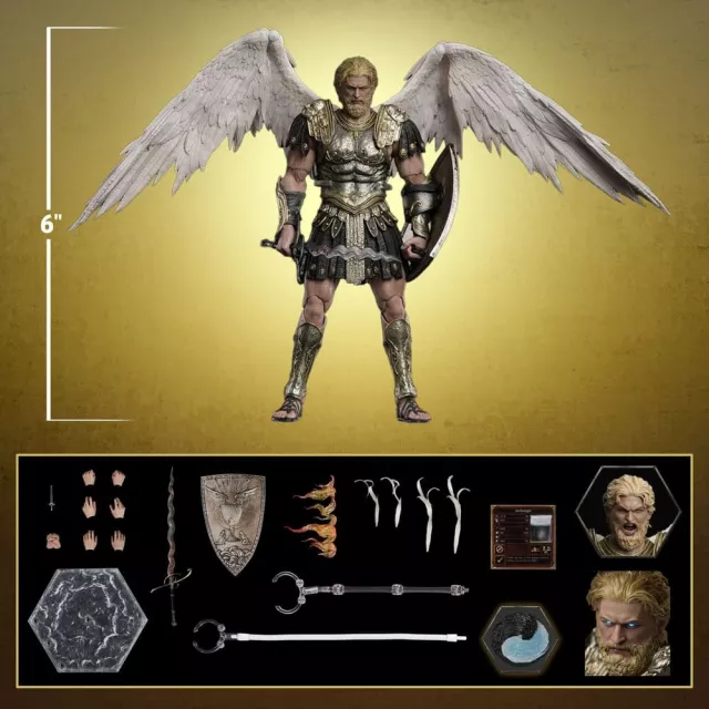 Akció figura Heroes of Might and Magic III - Archangel 1/12 (Deluxe Version) - Heroes of Might & Magic