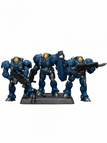 Akció figura StarCraft - Terran Marine Set (3 figura)