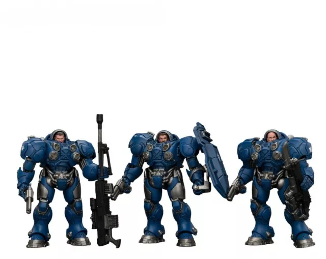 Akció figura StarCraft - Terran Marine Set (3 figura)