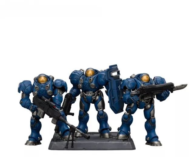 Akció figura StarCraft - Terran Marine Set (3 figura)
