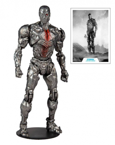 Figura Justice League - Cyborg with Face Shield (McFarlane)