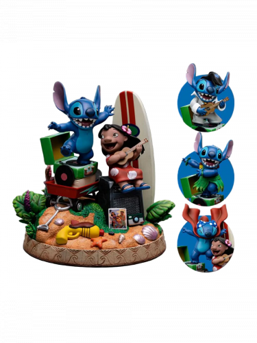 Szobor Disney - Lilo & Stitch Deluxe (Iron Studios)