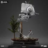 Szobor Star Wars - AT-ST & Chewbacca (Iron Studios)