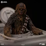 Szobor Star Wars - AT-ST & Chewbacca (Iron Studios)