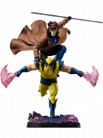 Szobor Marvel - Gambit & Wolverine Deluxe (Iron Studios)