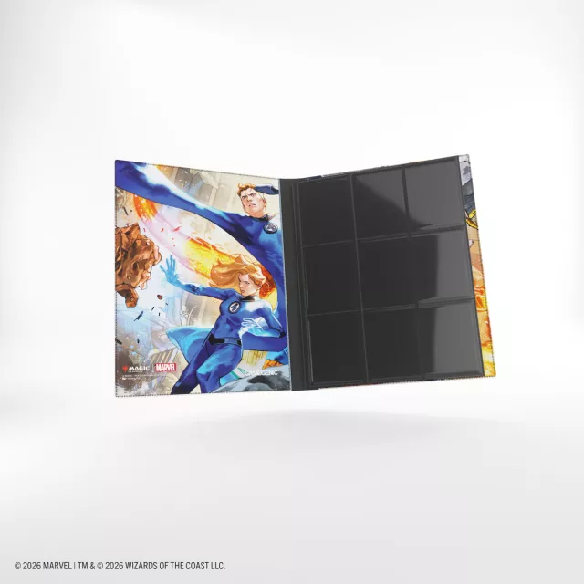 Kártya album Gamegenic - Marvel Super Heroes 18-pocket - Fantastic Four - TCG gyűjthető kártyajáték