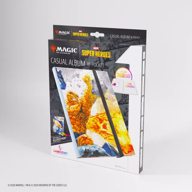 Kártya album Gamegenic - Marvel Super Heroes 18-pocket - Fantastic Four - TCG gyűjthető kártyajáték