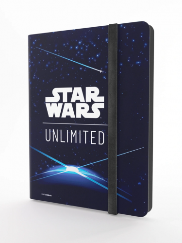 Kártya album Gamegenic - Star Wars: Unlimited 18 Pocket - Card Back Blue