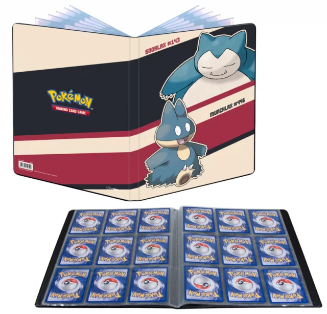Kártya album Pokémon - Snorlax & Munchlax A4 (180 kártya)