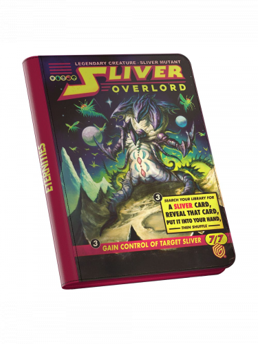 Kártya album Ultimate Guard - Magic: The Gathering Edge of Eternities - Sliver Overlord Zipfolio 360 18-Pocket XenoSkin