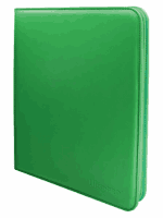 Kártya album Ultra PRO - 12-Pocket Zippered PRO-Binder - Green (480 kártya)