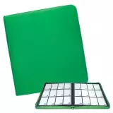 Kártya album Ultra PRO - 12-Pocket Zippered PRO-Binder - Green (480 kártya)