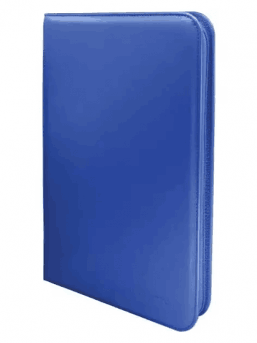 Kártya album Ultra PRO - Vivid 9-Pocket Zippered PRO-Binder - Blue (360 kártya)