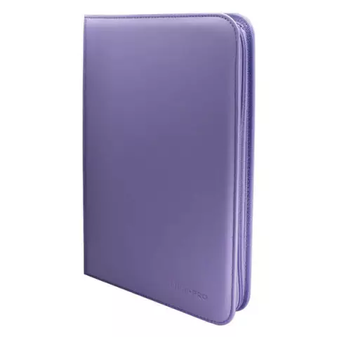 Kártya album Ultra PRO - Vivid 9-Pocket Zippered PRO-Binder - Purple (360 kártya)