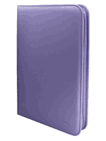 Kártya album Ultra PRO - Vivid 9-Pocket Zippered PRO-Binder - Purple (360 kártya)