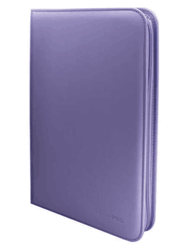 Kártya album Ultra PRO - Vivid 9-Pocket Zippered PRO-Binder - Purple (360 kártya)