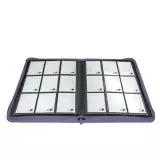 Kártya album Ultra PRO - Vivid 9-Pocket Zippered PRO-Binder - Purple (360 kártya)