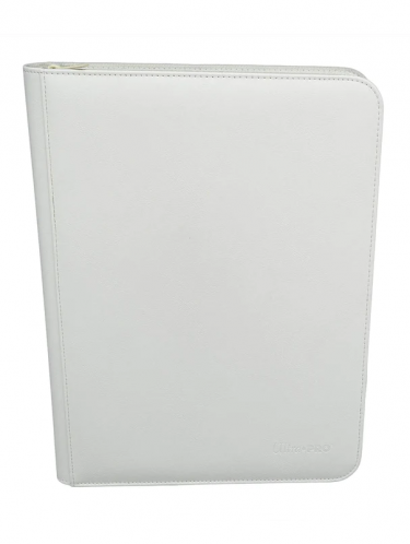 Kártya album Ultra PRO - Vivid 9-Pocket Zippered PRO-Binder White