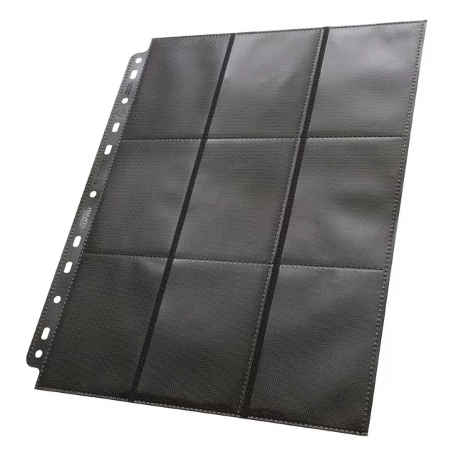 Stránka do alba Ultimate Guard - Side Loaded 18-Pocket Pages Black(1 ks)