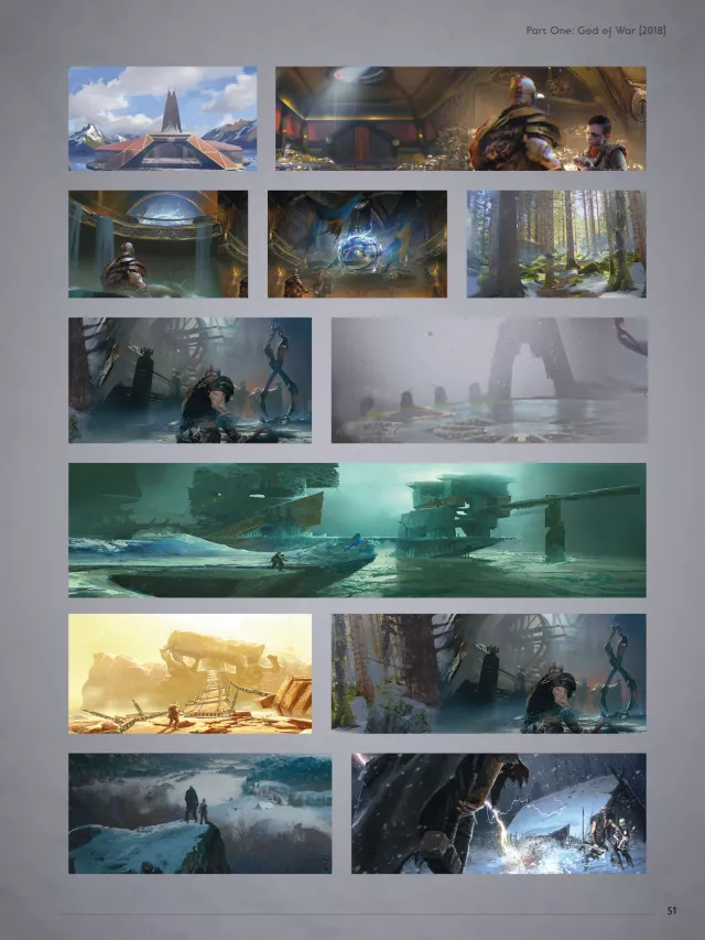 Könyv The Art of God of War - 20th Anniversary Retrospective - Artbook