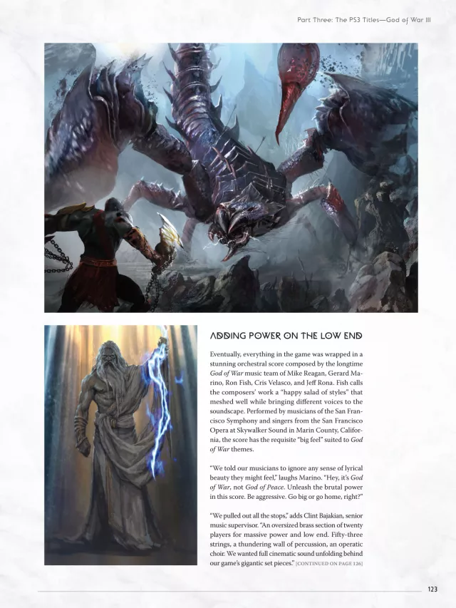 Könyv The Art of God of War - 20th Anniversary Retrospective - Artbook