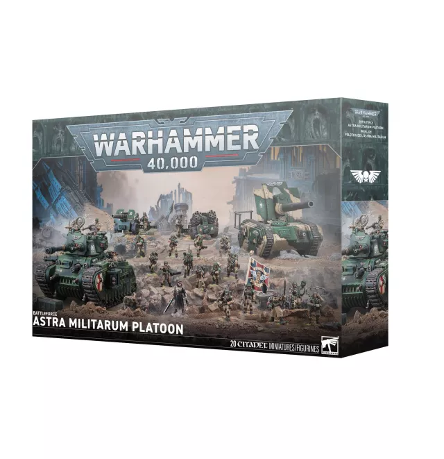 W40k: Astra Militarum - Astra Militarum Platoon (20 figura) - Asztali játék