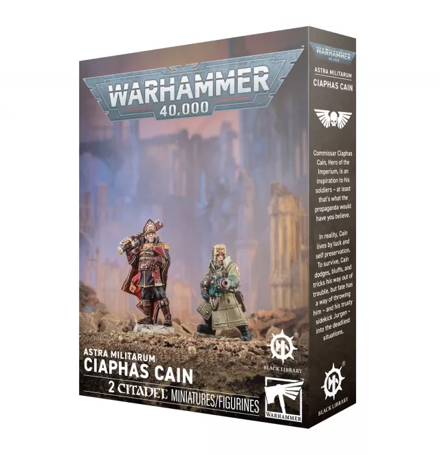 W40k: Astra Militarum - Ciaphas Cain (2 figurky) - Asztali játék