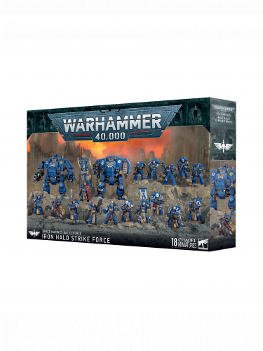 W40k: Battleforce: Space Marines - Iron Halo Strike Force (18 figura)