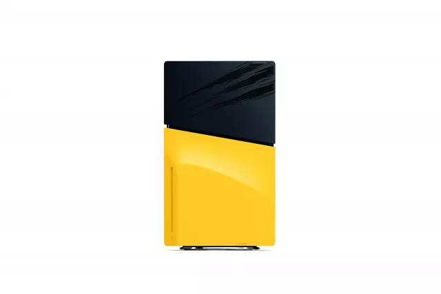 Konzolfedél PlayStation 5 Slim - Marvel’s Wolverine Battle Yellow Limited Edition - Kiegészítők