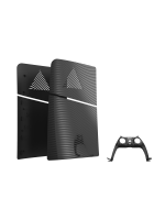 Konzol borító PS5 Slim - Black Wave Faceplates Kit (PS5)