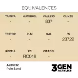 AK 3Gen (Pale Sand - Akril) – alapszín, halvány homokszín - AK-Interactive