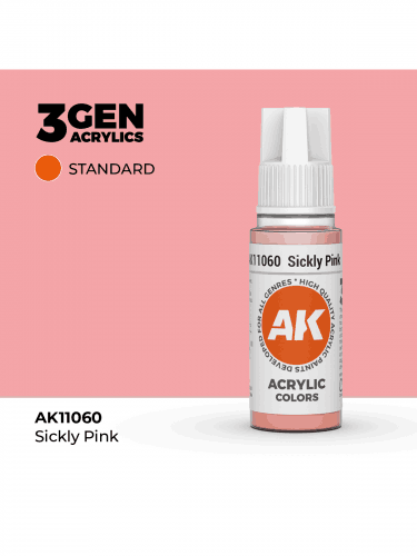 Alapfesték AK 3Gen (Sickly Pink - Acrylic) - halványrózsaszín