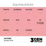 AK 3Gen (Sickly Pink - Akril) – alapszín, halványrózsaszín - AK-Interactive
