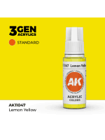 Alapfesték AK 3Gen (Lemon Yellow - Acrylic) - citromsárga