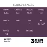 AK 3Gen (Purple - Akril) – alapszín, lila - AK-Interactive