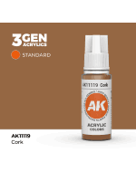 Alapfesték AK 3Gen (Cork - Acrylic) - parókabarna