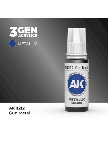 AK 3Gen (Gun Metal – Metallic) – alapszín, fémes szürke