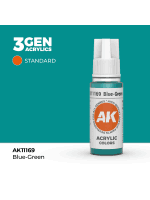Alapfesték AK 3Gen (Blue-Green - Acrylic) - kékesszöld