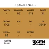 AK 3Gen (Ocher - Akril) – alapszín, okkerszín - AK-Interactive