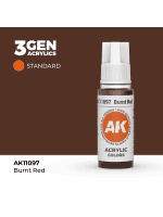 Alapfesték AK 3Gen (Burnt Red - Acrylic) - égetett vörös