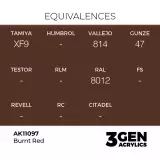 AK 3Gen (Burnt Red - Akril) – alapszín, égetett vörös - AK-Interactive