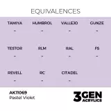 AK 3Gen (Pastel Violet - Pasztell) – alapszín, pasztell-lila - AK-Interactive