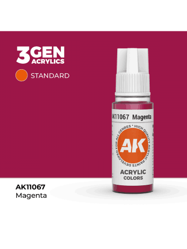 Alapfesték AK 3Gen (Magenta - Acrylic) - bíbor