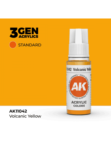 AK 3Gen (Volcanic Yellow - Akril) – alapszín, vulkáni sárga