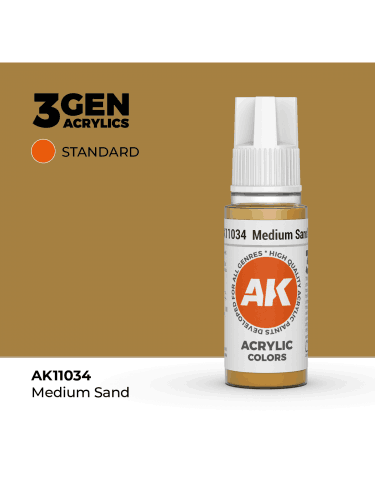 Alapfesték AK 3Gen (Medium Sand - Acrylic) - közepes homokszín